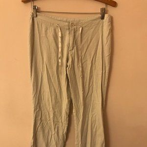 GUESS Low Rise Cotton Pants Light Fabric